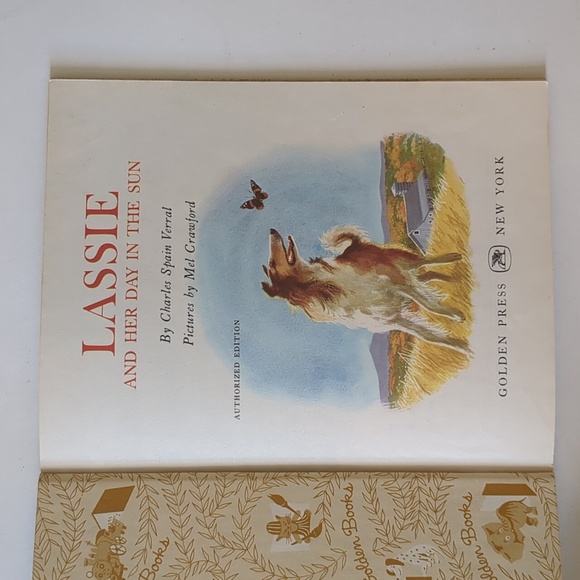 Lassie And Her Day In The Sun: A Little Golden Book - 1958 - Picture 3 of 8